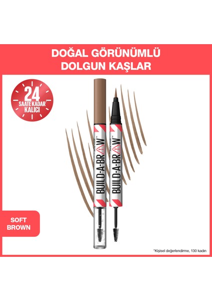 Build A Brow 2in1 Kaş Kalemi ve Jeli Soft Brown