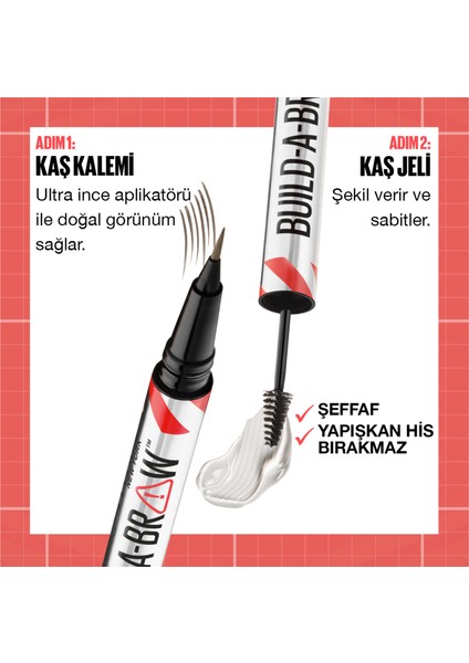 Build A Brow 2in1 Kaş Kalemi ve Jeli Soft Brown