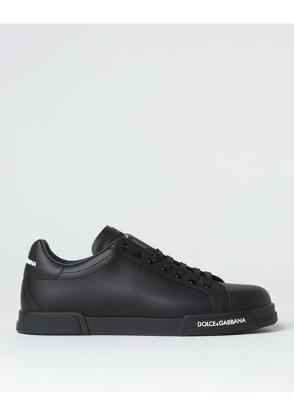 Dolce & Gabbana Calfskin Nappa Portofino Sneakers