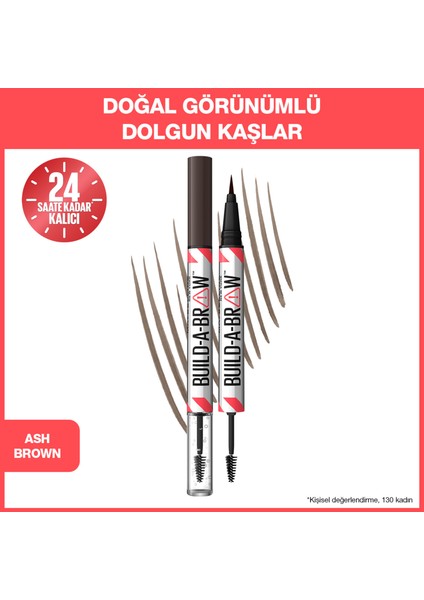 Build A Brow 2in1 Kaş Kalemi ve Jeli Ash Brown