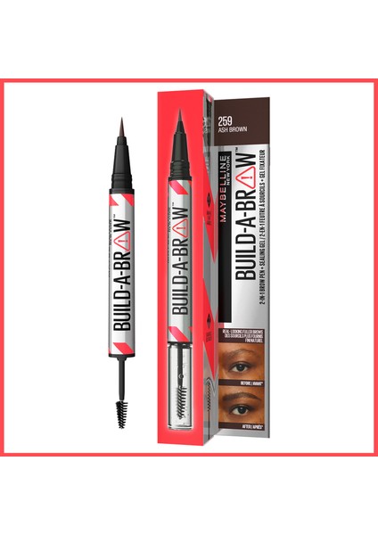 Build A Brow 2in1 Kaş Kalemi ve Jeli Ash Brown