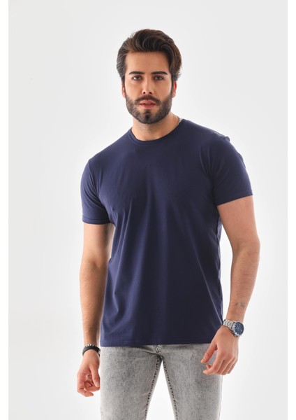 Adrıan Lacivert  T-Shirt