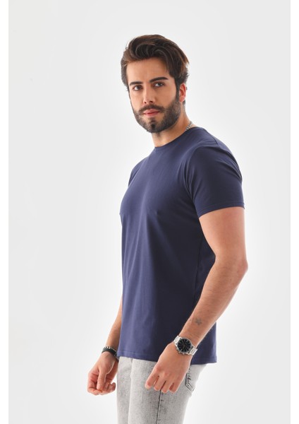 Adrıan Lacivert  T-Shirt