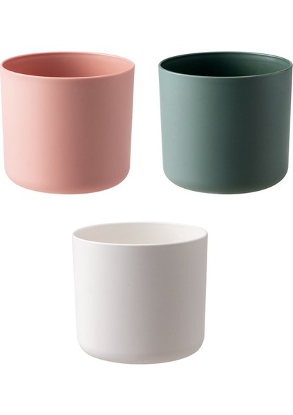 3 Adet Plastik Ekici Iskandinav Tarzı Mini Çiçek Fideleri Fide Saksısı/ekici/saksı Bahçe Kapları (Yurt Dışından)