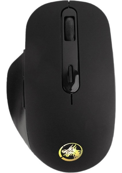 Bluetooth 2.4ghz Fare, Çift Modlu Anahtarlama 6 Düğme USB Kablosuz Bağlantı Faresi, 500MAH Pil ile Dizüstü Bilgisayar Faresi (Yurt Dışından)