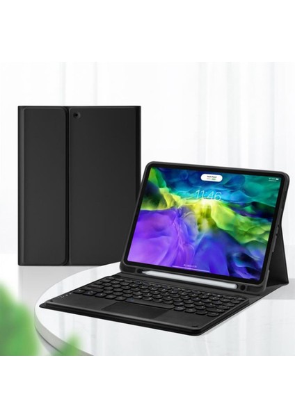 Air 2 Için 9.7 Inç Klavye Kılıfı Çıkarılabilir Bluetooth Kablosuz Klavye Air 2 Mavi Için Akıllı Deri Kılıf (Yurt Dışından)