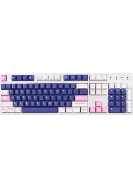 134 Tuşları Rüya Kız Tema Pbt Boya Subbed Mx Anahtarı Için Klavye Tuş FL980 Mekanik Klavye Klavye Tuş Takımı, Ingilizce Klavye Tuş Takımı (Yurt Dışından)