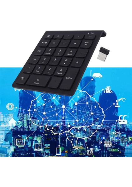 28 Tuşlar 2.4g Bluetooth Sayısal Klavye Tablet Dizüstü Telefon Muhasebeci Için Dijital Numara Klavye (Yurt Dışından)
