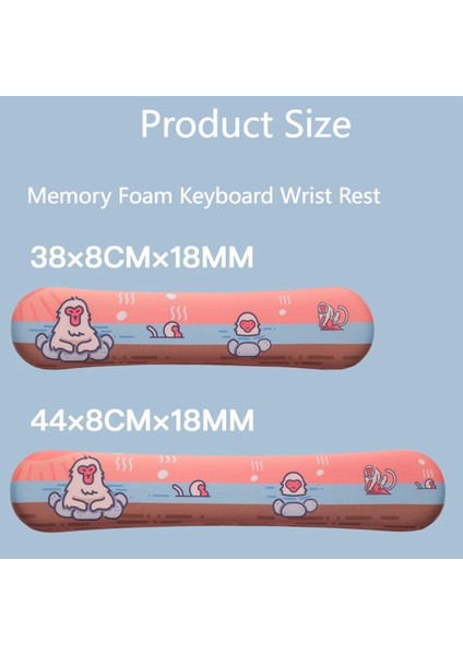 Klavye Bilek Desteği, Banyo Maymunu Bilek Desteği, Bilgisayar Aksesuarları, Ofis ve Ev Için, 38CM/14.96INCH (Yurt Dışından) fiyatları