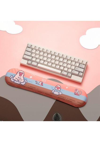 Klavye Bilek Desteği, Banyo Maymunu Bilek Desteği, Bilgisayar Aksesuarları, Ofis ve Ev Için, 38CM/14.96INCH (Yurt Dışından) fırsatları