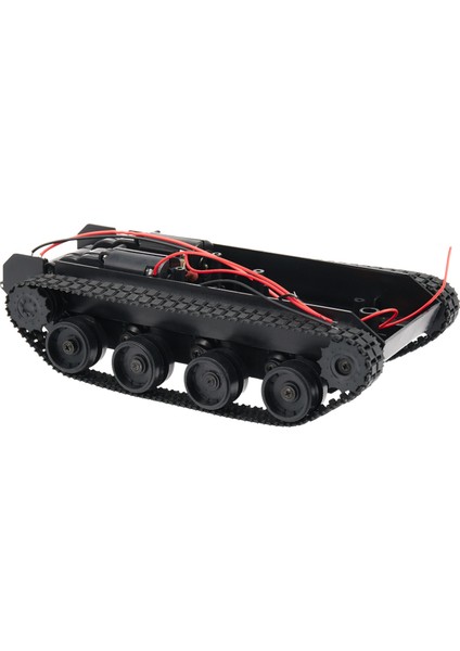 Rc Tankı Akıllı Robot Tank Araba Şasi Kiti Lastik Parça Paletli 130 Motor Diy Robot Oyuncaklar Çocuklar Için (Yurt Dışından)