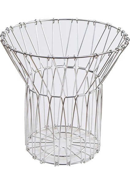 Çok Fonksiyonlu Katlanır Paslanmaz Çelik Meyve Sepeti Gadget Hollow Meyve Sepeti Depolama Sepeti (Yurt Dışından)