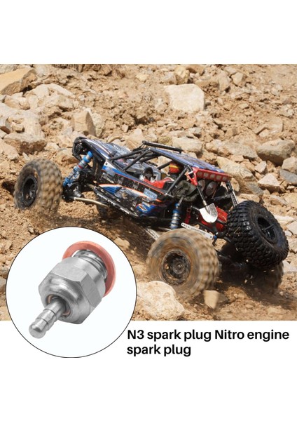 N3 Sıcak Kızdırma Bujisi 70117 1/10 1/8 Rc Kamyon Nitro Motor Parçaları (Yurt Dışından)