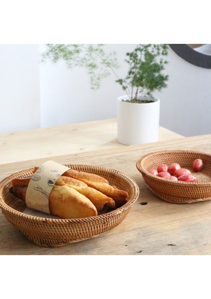 Meyve Sepeti Vietnam El Yapımı Rattan Depolama Sepeti Tepsi Oturma Odası Meyve Tepsisi Dokuma Sepet Ev, S (Yurt Dışından) modelleri
