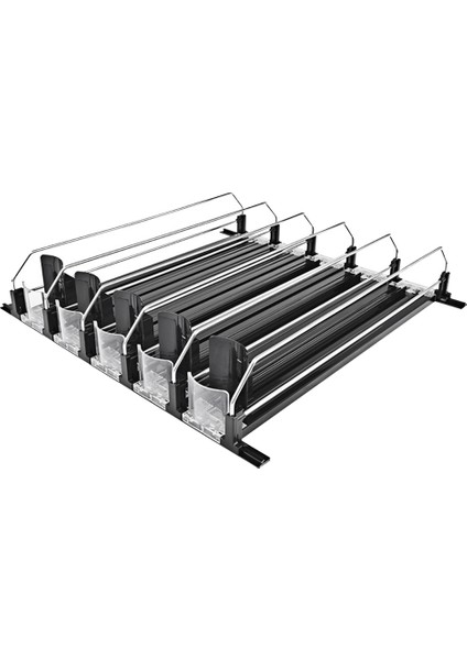 Içecek Rafı Organizatör Buzdolabı Kayma Rafı Yenileme Otomatik Teneke Kutu Tepsisi Sürgülü Makine Dispenseri Ekranı (Yurt Dışından)