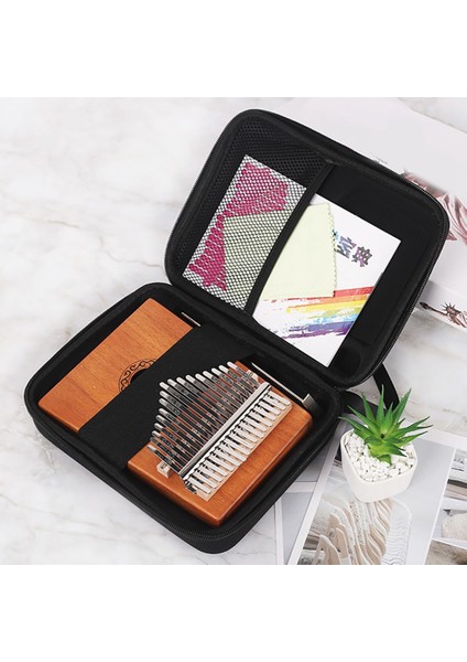 21 Anahtar Kalimba Durumda Başparmak Piyano Kutusu Çanta Suya Dayanıklı Darbeye Dayanıklı Vurmalı Klavye Müzik Aletleri Parçası (Yurt Dışından) fiyatları