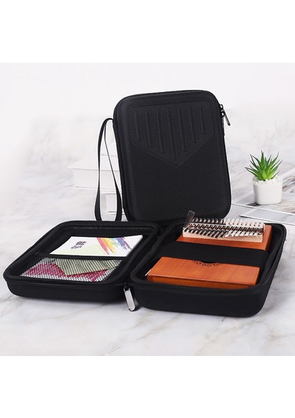 21 Anahtar Kalimba Durumda Başparmak Piyano Kutusu Çanta Suya Dayanıklı Darbeye Dayanıklı Vurmalı Klavye Müzik Aletleri Parçası (Yurt Dışından) modelleri