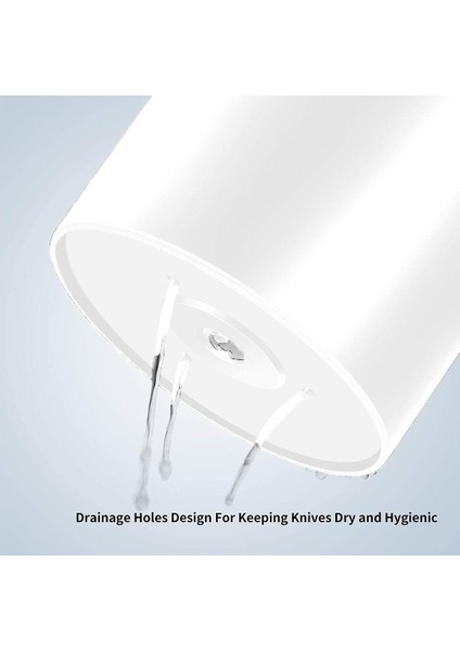 Evrensel Bıçak Tutucu, Bıçaksız Bıçak Bloğu, Bıçağı Korumak Için Bıçak Bloğu Depolama Tutucu Uzay Tasarrufu (Beyaz) (Yurt Dışından) fırsatları