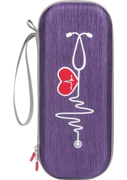 Klasik Iii Stetoskop Için Saklama Çantası Taşıma Çantası Koruma Kılıfı Kol Kutusu Koruma Kılıfı (Mor) (Yurt Dışından)