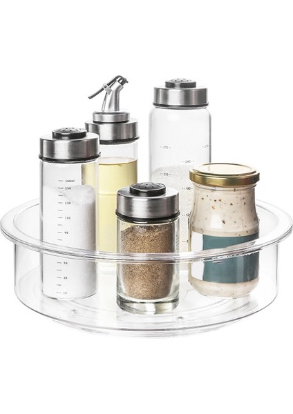 Şeffaf Bölme Ayrılabilir Pikap Gıda Sınıfı Mutfak Tavası Baharat Bölmesi Döner Tava Saklama Kutusu, 13 Inç (Yurt Dışından) modelleri