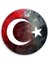 Bayrak Yuvarlak Cam Tablo 2