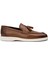Deri Taba Rengi Püsküllü Erkek Loafer - 01958MTBAC01 1