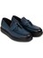 Deri Mavi Püsküllü Erkek Loafer - 01587MMVIP07 2
