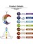 7 Çakra Hayat Ağacı Tel Sarma Hilal Aylar Kristal Çip Kuvars Doğal Taş Reçine Paslanmaz Çelik G931 Kolye (Yurt Dışından) 2