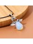 Kadın Şanslı Melek Doğal Kristal Lapis Lazuli Taş Melek Charm Zincir Gerdanlık Dua Takı Kadın Kolye (Yurt Dışından) 3