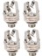 4x Jack 6.5 Iki Kanallı Ses Kablosu Konektörü Priz Bir Anahtar ile Stereo 6.5 Kadın Gitar Için (Yurt Dışından) 1
