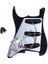 Tek Bobin Sss Elektro Gitar Pickguard Pickup Yüklü Kablolu Scratch Plaka 11 Delik 3ply St Sq Gitar Için (Yurt Dışından) 3