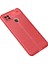 Xiaomi Redmi 9c Kılıf Focus Derili Silikon - Kırmızı 300099 2
