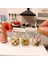 Bisküvi 3 Tarzı 1:12 Evcilik Aksesuarları Minyatür Sahne Modeli Ekran Mini Bisküvi Macaron Çerez Cam Pasta Kavanozu (Yurt Dışından) 2