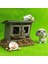Minyatürler Dollhouse Ahşap Simulatioken Coop Nest Set Bahçe Bahçe Dekorasyonu (Yurt Dışından) 2