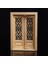 Resim Stili Olarak Ale Dollhouse Minyatür Ahşap Dış Boş Kapı Bebekler Için Mobilya Ekranı Çift Boyasız Aksesuar Evi U4I3 (Yurt Dışından) 4