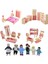 B Tarzı Minyatür Mobilya Bebek Evi Ahşap Diy Yatak Bebek Banyo Dollhouse Mobilya Ranza Ev Bebek Evi Oyuncaklar Grils Hediyeler Için (Yurt Dışından) 4
