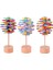 Renkli Yapraklar Stili Ahşap Spiral Lolipop Stres Giderici Oyuncak G Sihirli Değnek Ahşap Spiral Lolipop Stres Giderici Oyuncak G Sihirli Değnek (Yurt Dışından) 4