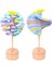Renkli Yapraklar Stili Ahşap Spiral Lolipop Stres Giderici Oyuncak G Sihirli Değnek Ahşap Spiral Lolipop Stres Giderici Oyuncak G Sihirli Değnek (Yurt Dışından) 5