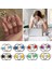 F Stili Metal Bulmaca Zincir Fidget Oyuncak Havalandırma Anahtarlık Anahtarlık Anti Stres Oyuncaklar Çocuklar Için Yetişkinler Için Anahtarlık Duyusal Oyuncaklar Stres Dehb Rahatlatmak (Yurt Dışından) 3