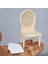 5.2x4.5x9.6cm Stili Bebekler Minyatür Mobilya Dollhouse Dekor Için Ahşap Boyasız Yemek Sandalyesi (Yurt Dışından) 3