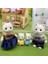 Bordo Tarzı Sylvanian Dollhouse Aileleri Hayvan Figürü Aile Aileleri Mobilya Oyuncak Evi Set Tavşanayıköpeklersincaplar (Yurt Dışından) 2