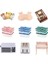 Stil 12 Stil Dollhouse Minyatür Sofra Ekmek Makinesi Tatlılar Aperatif Mini Çilek Reçeli Minyatür Musluk Balık Tankı Dollhouse Dekor (Yurt Dışından) 2