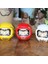 Kırmızı Stil 4 Inç Japon Seramik Daruma Bebek Şanslı Kedi Servet Süs Para Kasası (Yurt Dışından) 5