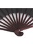 Erkekler Için Katlanır Boş El Yelpazesi Kaligrafi Yazma Dans Fanı 33CM - Siyah (Yurt Dışından) 4