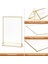 4 Paket 8.5X11 Altın Resim Çerçevesi Akrilik Burcu Tutucu, Düğün Tabelaları Masa Numaraları Menü Sahipleri (Yurt Dışından) 2
