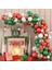 87 Adet Noel Balon Çelenk Seti Kırmızı ve Yeşil Şenlikli Parti Tema Seti Dekoratif Arka Plan Balonlar Noel Partisi (Yurt Dışından) 3
