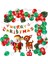 Noel Balon Kemer Çelenk Seti, Kırmızı Yeşil Noel Lateks Balonlaralet Seti Noel Partisi Süslemeleri Için Harika (Yurt Dışından) 1