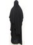Sultanbaş Nikaplı Çarşaf Cilbab Khimar Abaya Kolu Lastikli Hakim Yaka Peçeli Ferace Medine İpek-Lacivert-L/XL 2