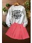 Tarz Ekose Etek Little Angels Sweat Etek Alt Üst Takım 4