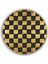 Gold Desen Yuvarlak Cam Tablo 3
